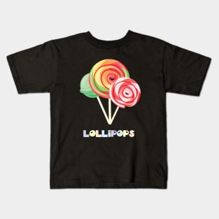 Lollipops, Candies, Sweets Kids T-Shirt